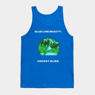 Blue Line Beauty: Hockey Bliss Hockey Tank Top